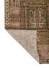 thyme green wool hand knotted Rug - Backing Shot thyme green wool hand knotted Rug - Backing Shot