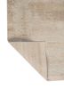 entropy beige and brown wool and silk hand knotted Rug - Backing Shot