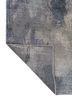 aprezo blue wool and silk hand knotted Rug - Backing Shot aprezo blue wool and silk hand knotted Rug - Backing Shot