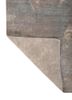 aprezo grey and black wool and silk hand knotted Rug - Backing Shot aprezo grey and black wool and silk hand knotted Rug - Backing Shot