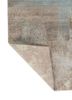 aprezo green wool and silk hand knotted Rug - Backing Shot aprezo green wool and silk hand knotted Rug - Backing Shot