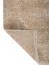 far east ivory wool and silk hand knotted Rug - Backing Shot