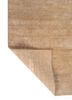 entropy beige and brown wool and silk hand knotted Rug - Backing Shot