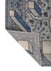 playing with tradition blue wool and silk hand knotted Rug - Backing Shot playing with tradition blue wool and silk hand knotted Rug - Backing Shot