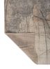 entropy beige and brown wool hand knotted Rug - Backing Shot