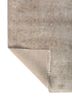 gulmarg grey and black silk hand knotted Rug - Backing Shot