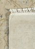 gulmarg ivory silk hand knotted Rug - Backing Shot