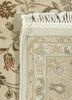 gulmarg ivory silk hand knotted Rug - Backing Shot gulmarg ivory silk hand knotted Rug - Backing Shot