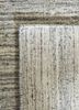 saga beige and brown wool hand loom Rug - Backing Shot