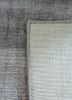 basis blue bamboo silk hand loom Rug - Backing Shot