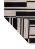 indusbar grey and black wool flat weaves Rug - Backing Shot indusbar grey and black wool flat weaves Rug - Backing Shot