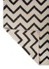 indusbar beige and brown wool flat weaves Rug - Backing Shot indusbar beige and brown wool flat weaves Rug - Backing Shot