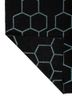 indusbar grey and black wool flat weaves Rug - Backing Shot