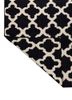 indusbar grey and black wool flat weaves Rug - Backing Shot indusbar grey and black wool flat weaves Rug - Backing Shot