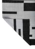 indusbar grey and black wool flat weaves Rug - Backing Shot indusbar grey and black wool flat weaves Rug - Backing Shot