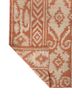 indusbar red and orange wool flat weaves Rug - Backing Shot indusbar red and orange wool flat weaves Rug - Backing Shot