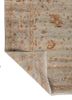 someplace in time blue wool hand knotted Rug - Backing Shot someplace in time blue wool hand knotted Rug - Backing Shot
