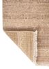 erbe beige and brown afghan wool hand knotted Rug - Backing Shot