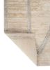 entropy ivory wool and silk hand knotted Rug - Backing Shot entropy ivory wool and silk hand knotted Rug - Backing Shot