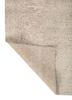 far east grey and black wool and silk hand knotted Rug - Backing Shot
