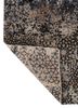 tattvam ivory wool and silk hand knotted Rug - Backing Shot