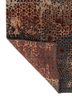 tattvam blue wool and silk hand knotted Rug - Backing Shot tattvam blue wool and silk hand knotted Rug - Backing Shot