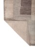 unfold by kavi beige and brown wool and silk hand knotted Rug - Backing Shot unfold by kavi beige and brown wool and silk hand knotted Rug - Backing Shot