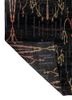 aprezo grey and black wool hand knotted Rug - Backing Shot aprezo grey and black wool hand knotted Rug - Backing Shot