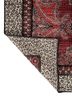 gilded age red and orange afghan wool hand knotted Rug - Backing Shot gilded age red and orange afghan wool hand knotted Rug - Backing Shot