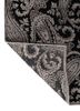 gilded age grey and black wool hand knotted Rug - Backing Shot gilded age grey and black wool hand knotted Rug - Backing Shot
