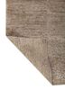 entropy beige and brown wool and silk hand knotted Rug - Backing Shot
