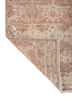 viscaya red and orange afghan wool and silk hand knotted Rug - Backing Shot viscaya red and orange afghan wool and silk hand knotted Rug - Backing Shot
