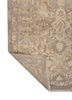 viscaya grey and black afghan wool and silk hand knotted Rug - Backing Shot viscaya grey and black afghan wool and silk hand knotted Rug - Backing Shot