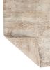 entropy ivory wool and silk hand knotted Rug - Backing Shot entropy ivory wool and silk hand knotted Rug - Backing Shot