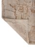 script beige and brown wool and bamboo silk hand knotted Rug - Backing Shot script beige and brown wool and bamboo silk hand knotted Rug - Backing Shot