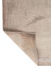 entropy ivory wool and bamboo silk hand knotted Rug - Backing Shot