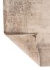 entropy beige and brown wool and bamboo silk hand knotted Rug - Backing Shot