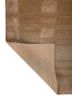 aprezo beige and brown wool and viscose hand knotted Rug - Backing Shot