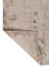 chaos theory by kavi ivory wool and bamboo silk hand knotted Rug - Backing Shot