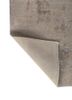 chaos theory by kavi grey and black wool and bamboo silk hand knotted Rug - Backing Shot