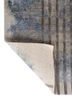 aakar by kavi grey and black wool and bamboo silk hand knotted Rug - Backing Shot aakar by kavi grey and black wool and bamboo silk hand knotted Rug - Backing Shot