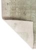 afterglow by kavi green wool and bamboo silk hand knotted Rug - Backing Shot