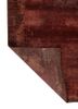 afterglow by kavi red and orange wool and bamboo silk hand knotted Rug - Backing Shot afterglow by kavi red and orange wool and bamboo silk hand knotted Rug - Backing Shot