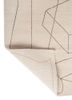 aakar by kavi ivory wool and bamboo silk hand knotted Rug - Backing Shot aakar by kavi ivory wool and bamboo silk hand knotted Rug - Backing Shot