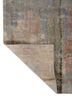 aprezo grey and black wool and bamboo silk hand knotted Rug - Backing Shot