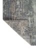 chaos theory by kavi grey and black wool and bamboo silk hand knotted Rug - Backing Shot chaos theory by kavi grey and black wool and bamboo silk hand knotted Rug - Backing Shot