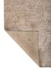 project error by kavi ivory wool and bamboo silk hand knotted Rug - Backing Shot