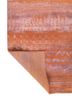 aprezo red and orange wool and bamboo silk hand knotted Rug - Backing Shot aprezo red and orange wool and bamboo silk hand knotted Rug - Backing Shot