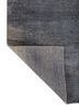 afterglow by kavi grey and black wool and bamboo silk hand knotted Rug - Backing Shot afterglow by kavi grey and black wool and bamboo silk hand knotted Rug - Backing Shot