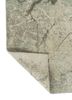 urban pause by kavi green wool and bamboo silk hand knotted Rug - Backing Shot